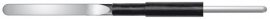 EM104-1,6 - электрод-нож, сечение 3х0,8 мм, короткий, штекер 1,6 мм
