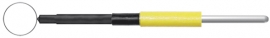 EM106-1-1,6 - электрод-петля, круг, диаметр 5 мм, сечение проволоки 0,2 мм, короткий, штекер 1,6 мм